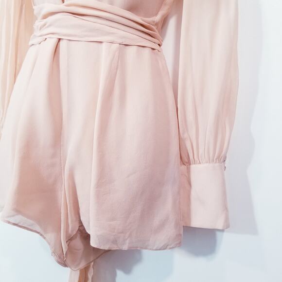 INTERMIX Silk Ruffle Romper - Picture 4 of 13